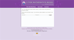 Desktop Screenshot of 3tiermathmodel.org